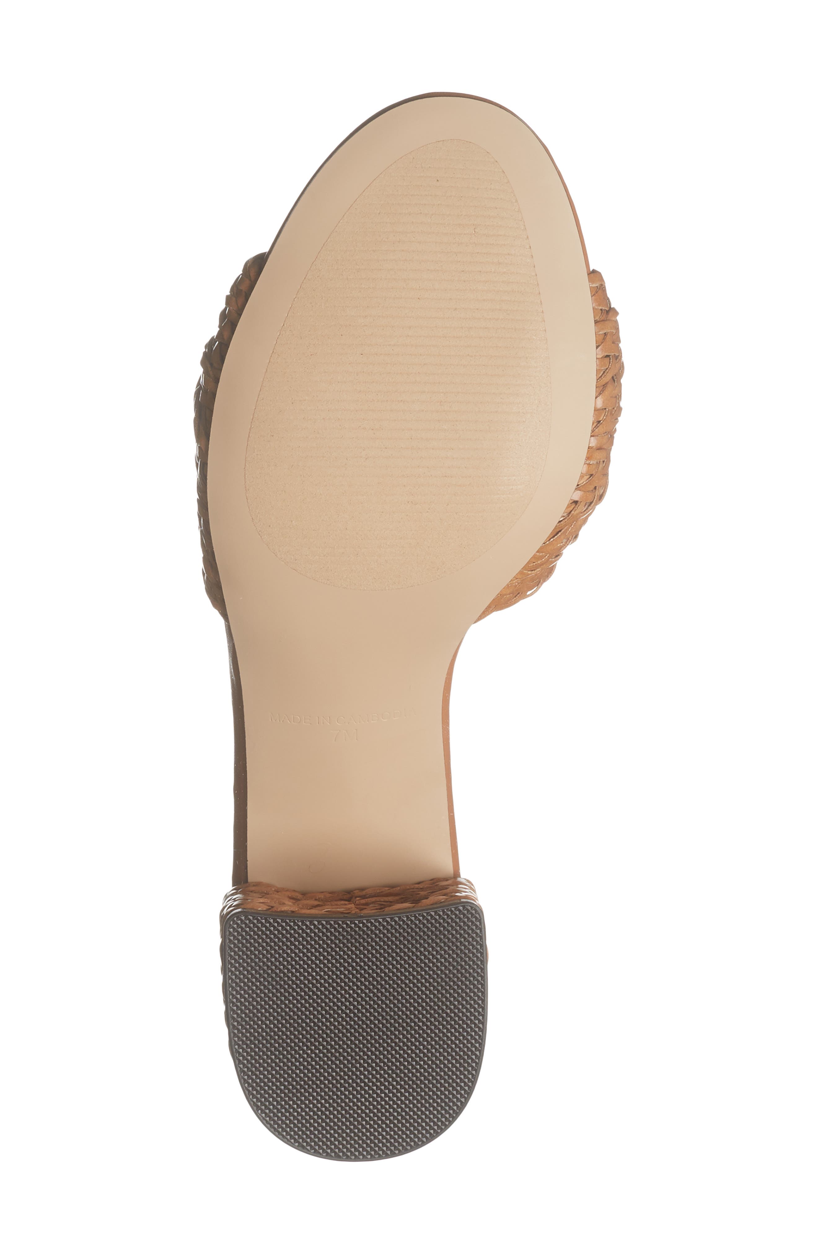 Steve Madden Melodee Woven Slide Sandal, Alternate, color, Natural