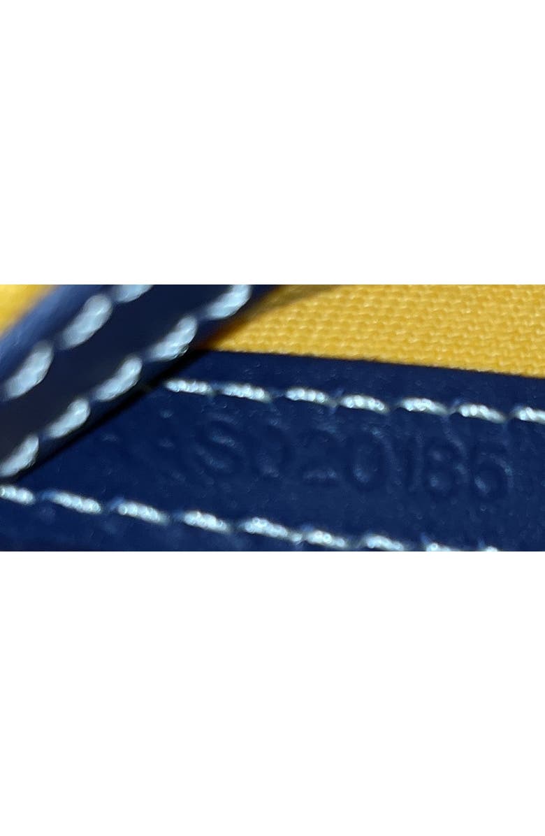 Pre-Owned Goyard Cap Vert Bag Printed Coated Canvas, Alternate, color, Blue