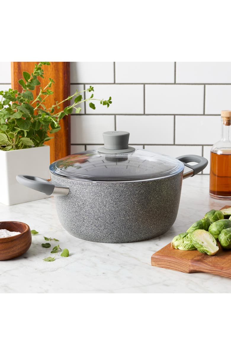 ZWILLING Parma Plus 4.8-Quart Nonstick Dutch Oven with Lid, Alternate, color, Grey