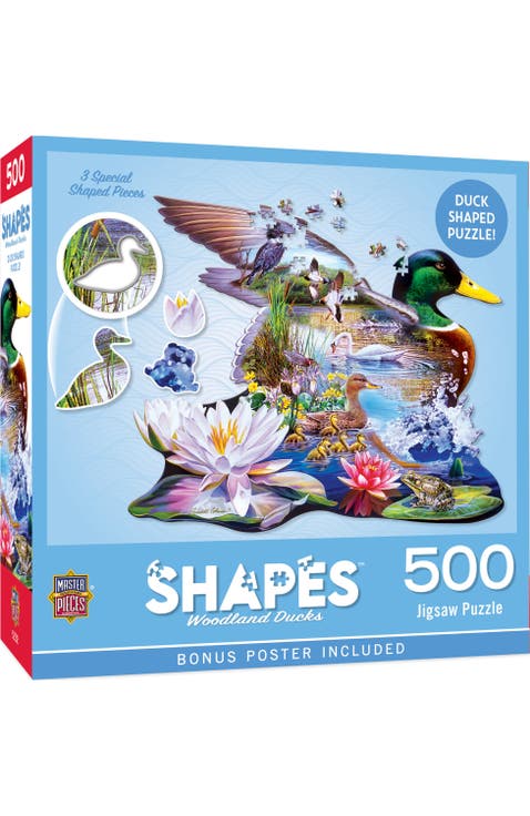 Woodland Ducks 500 Piece Shaped Puzzle
