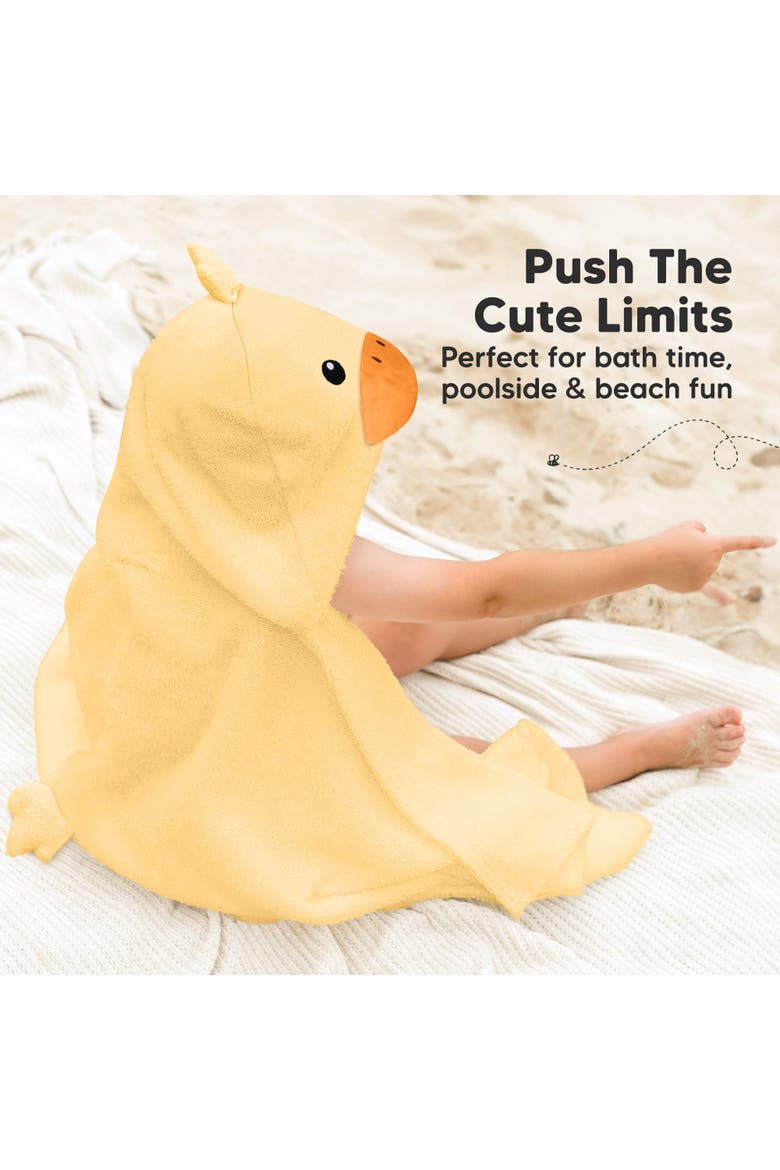 PlayPals Hooded Towel, Alternate, color, Duci