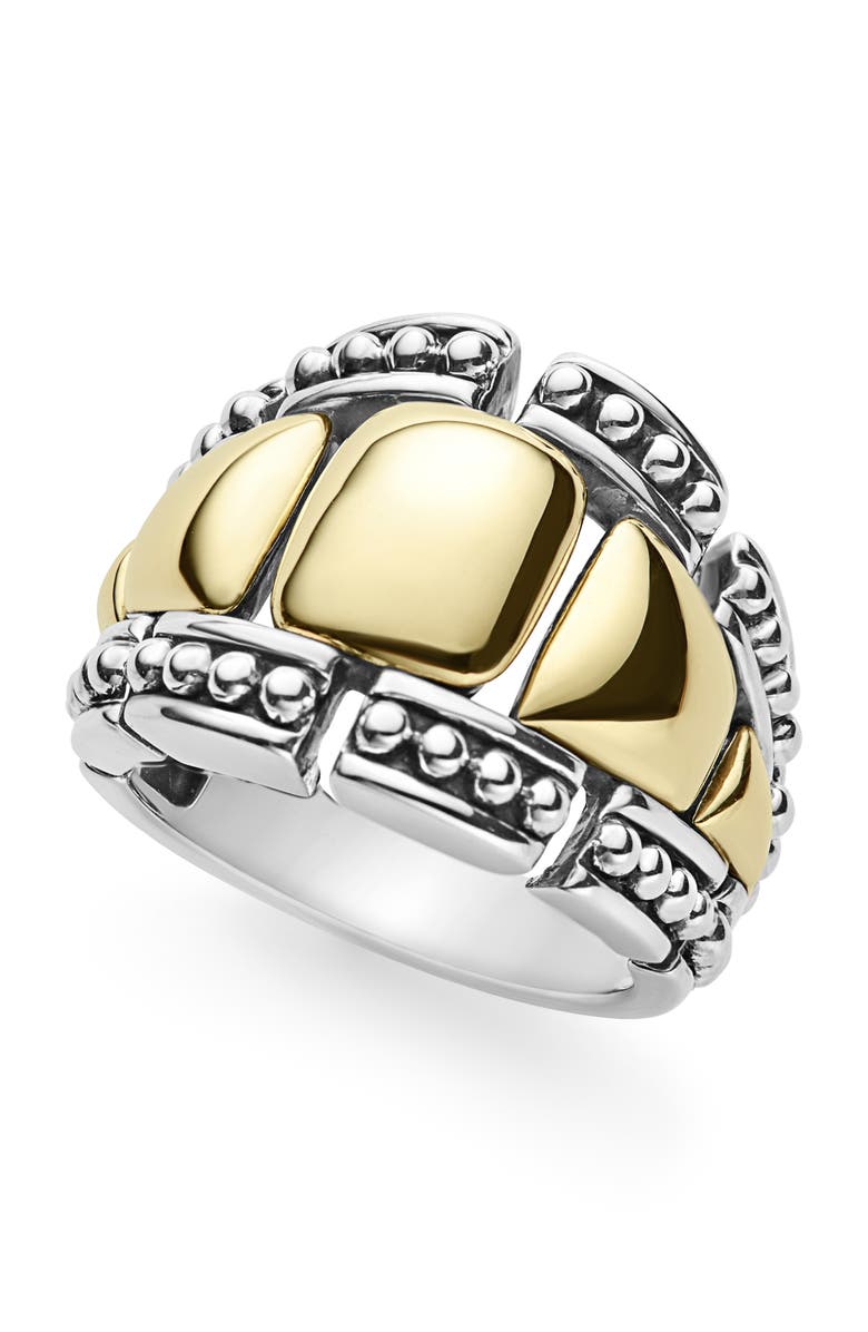 LAGOS High Bar Caviar Graduated Statement Ring, Alternate, color, 