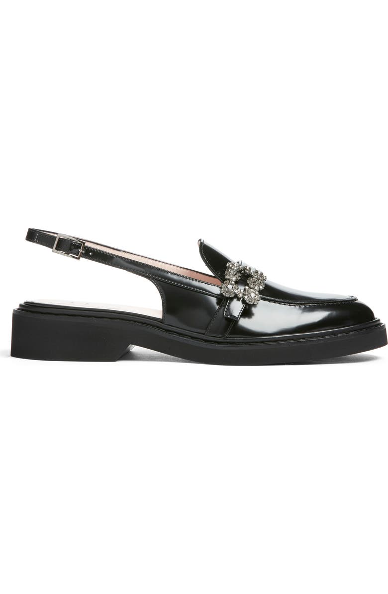Roger Vivier Viv Rangers Slingback Loafer, Alternate, color, Nero