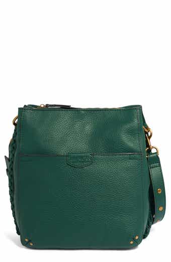 AMERICAN LEATHER CO. Luca Triple Pocket Leather Crossbody Bag