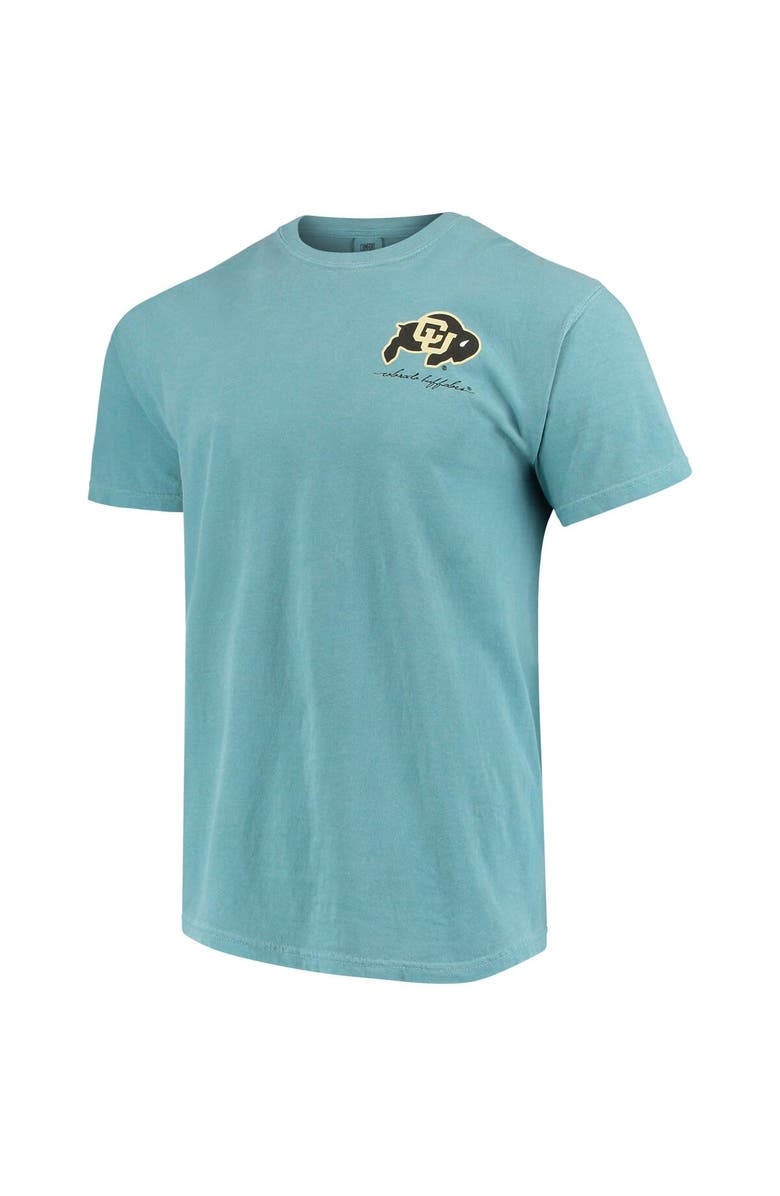 IMAGE ONE Men's Blue Colorado Buffaloes Canoe Local Comfort Colors T-Shirt, Alternate, color, 