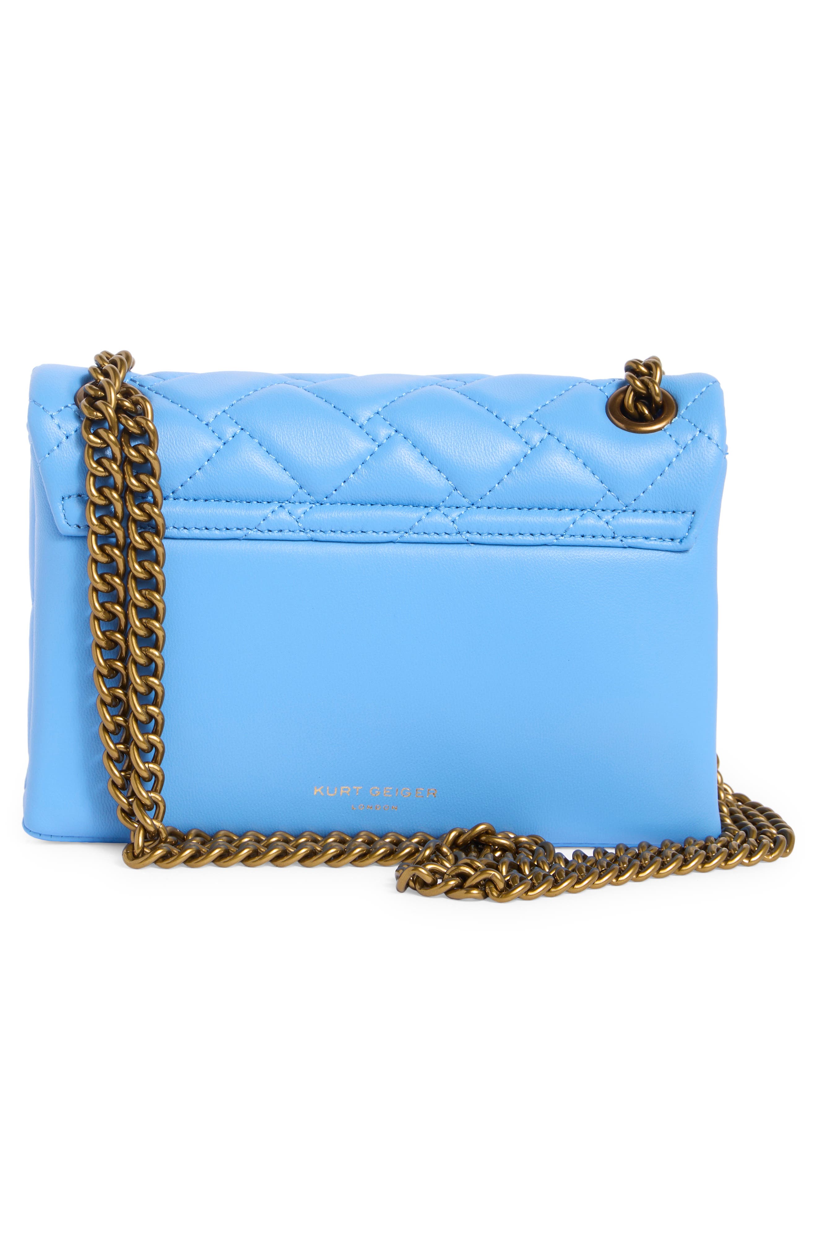 Kurt Geiger London Mini Kensington Leather Crossbody Bag, Alternate, color, 