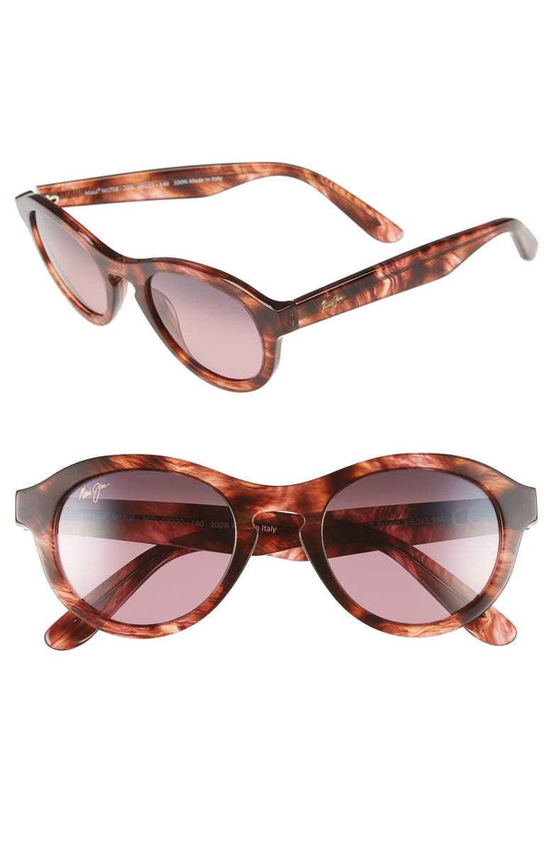 Maui Jim Leia 49mm PolarizedPlus2<sup>®</sup> Retro Sunglasses, Main, color, 