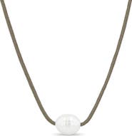 Zoë Chicco Paracord Cultured Pearl Necklace