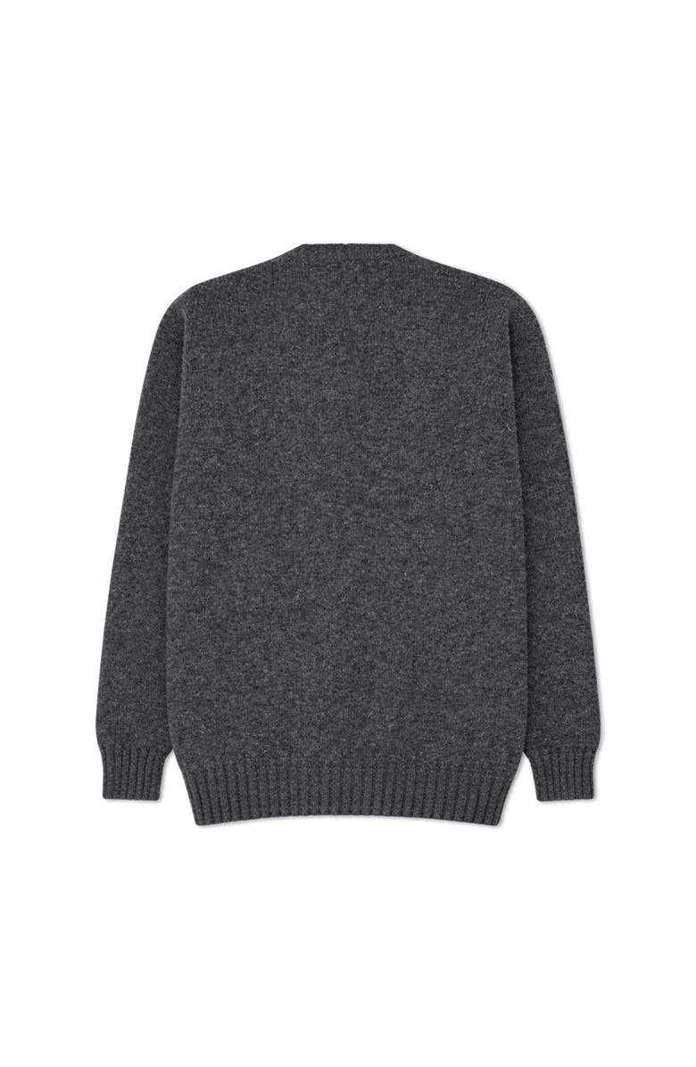 Fortela Shetland Crew Neck Sweater, Alternate, color, Dark Grey