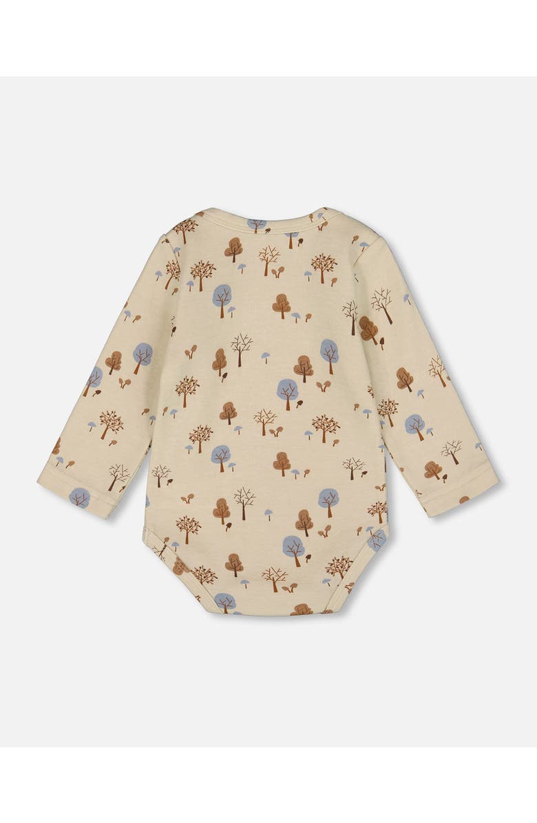 Deux par Deux Organic Cotton Allover Tree, Alternate, color, Beige