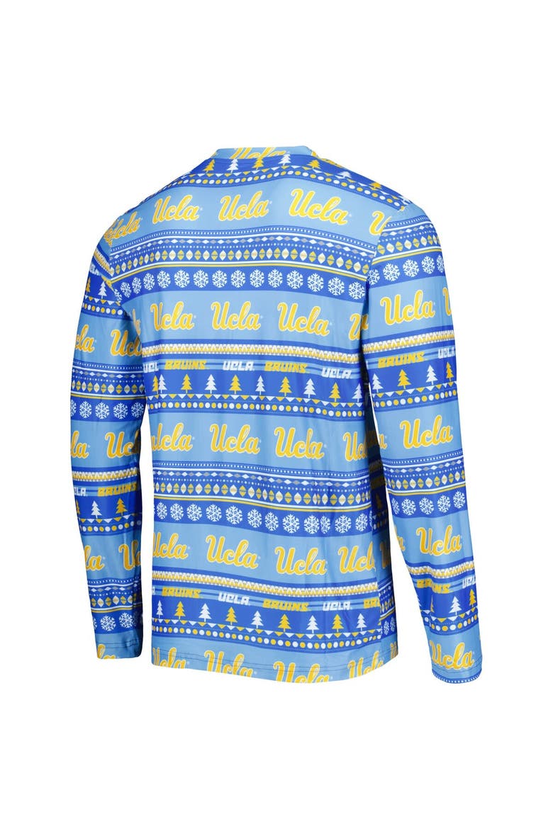 Men's Concepts Sport Blue UCLA Bruins Swivel Long Sleeve T-Shirt & Pants Sleep Set, Alternate, color, Blue