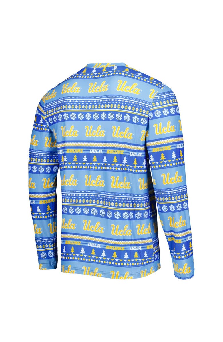 CONCEPTS SPORT Men's Concepts Sport Blue UCLA Bruins Swivel Long Sleeve T-Shirt & Pants Sleep Set, Alternate, color, Blue