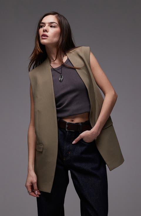 Chuck On Sleeveless Blazer