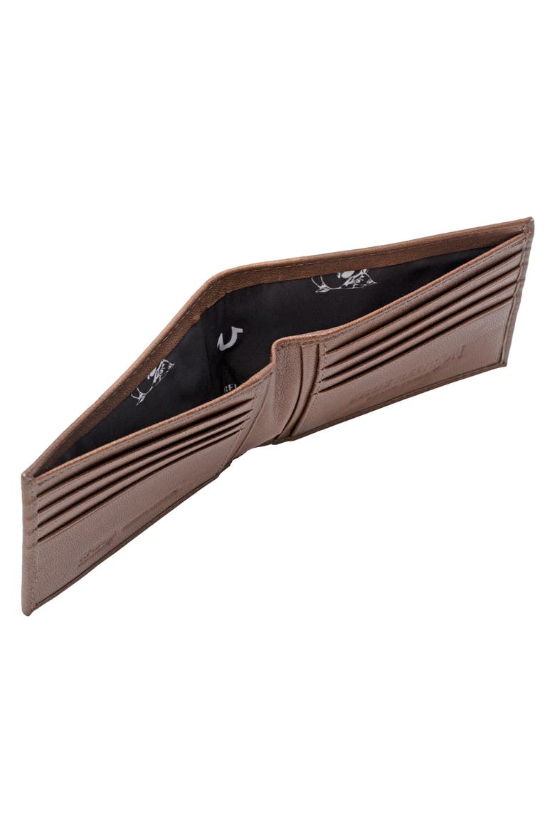 Topaz Bifold Wallet, Alternate, color, BROWN