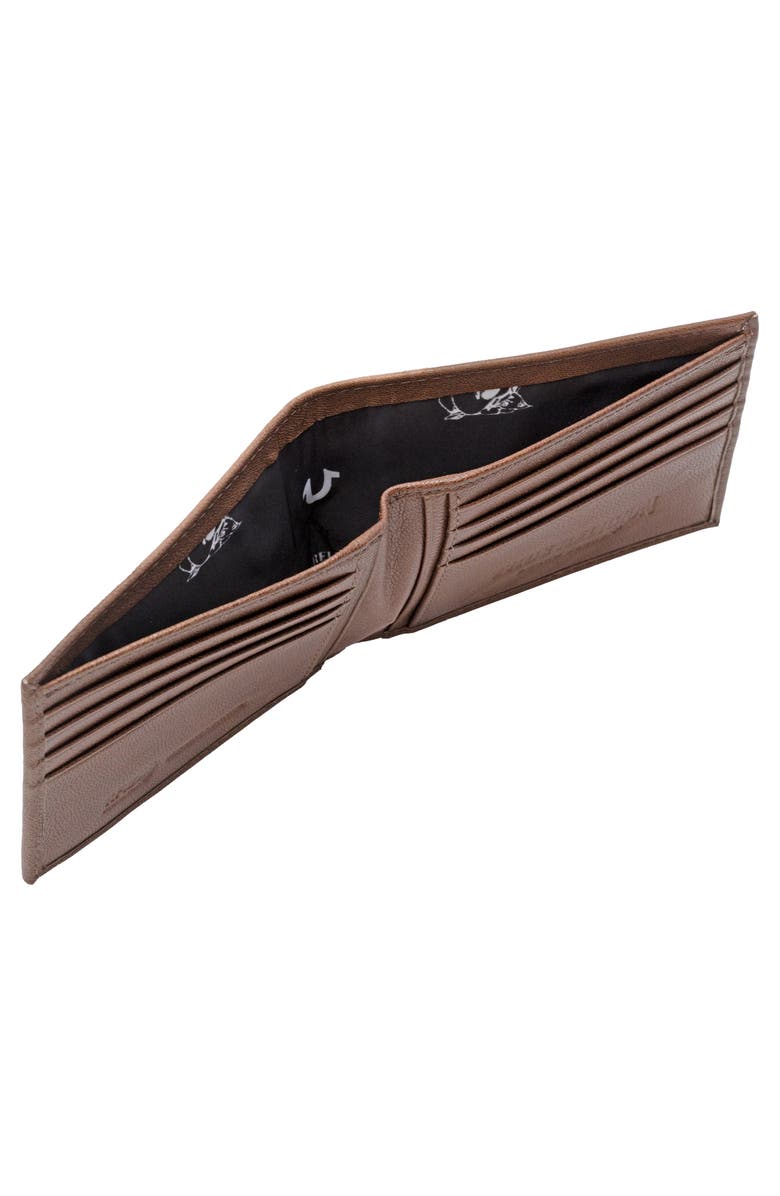 True Religion Topaz Bifold Wallet, Alternate, color, Brown