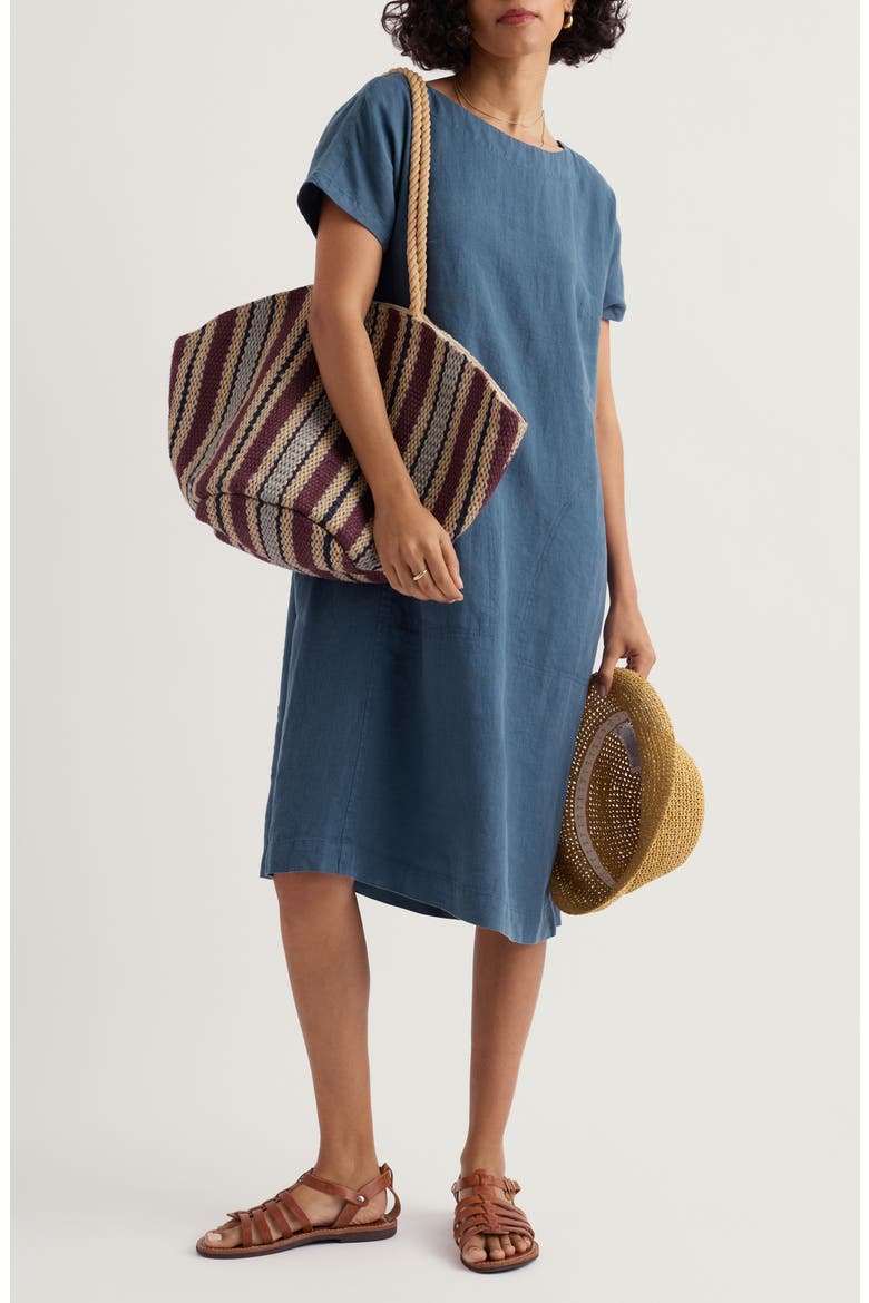 かぐれLinen A-line dress Linen A-Line Dress (Women) | Nordstrom