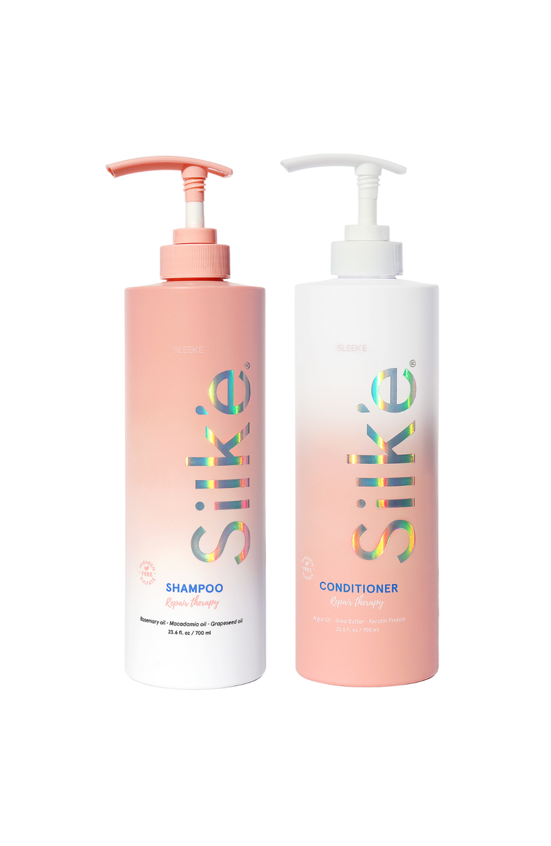 SLEEKE HAIR Silk'e Shampoo and Conditioner Gift Set, Main, color, Light Pink