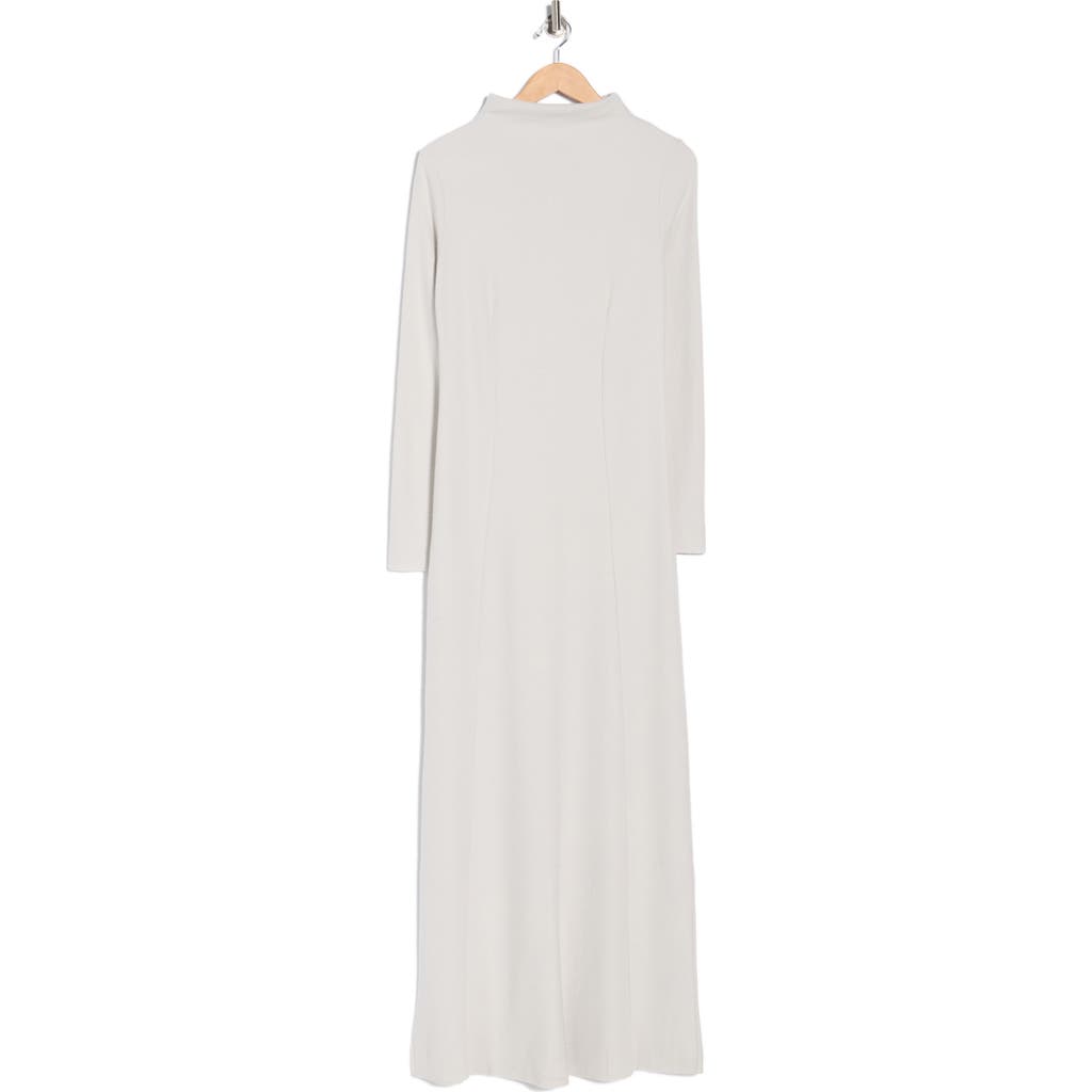 Rag & Bone Harlow Long Sleeve Turtleneck Maxi Dress In Gray