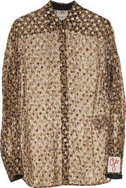 Golden Goose Batilda Shimmer Dot Fil Coupé Blouse