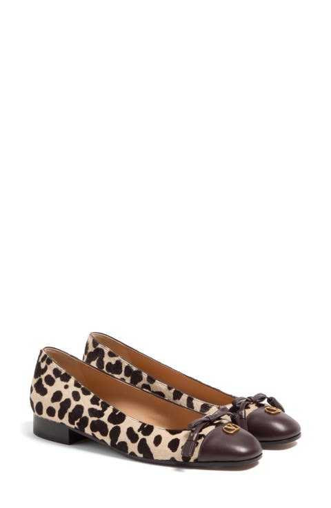 Valet du Roi Genuine Calf Hair Ballet Flat (Women)