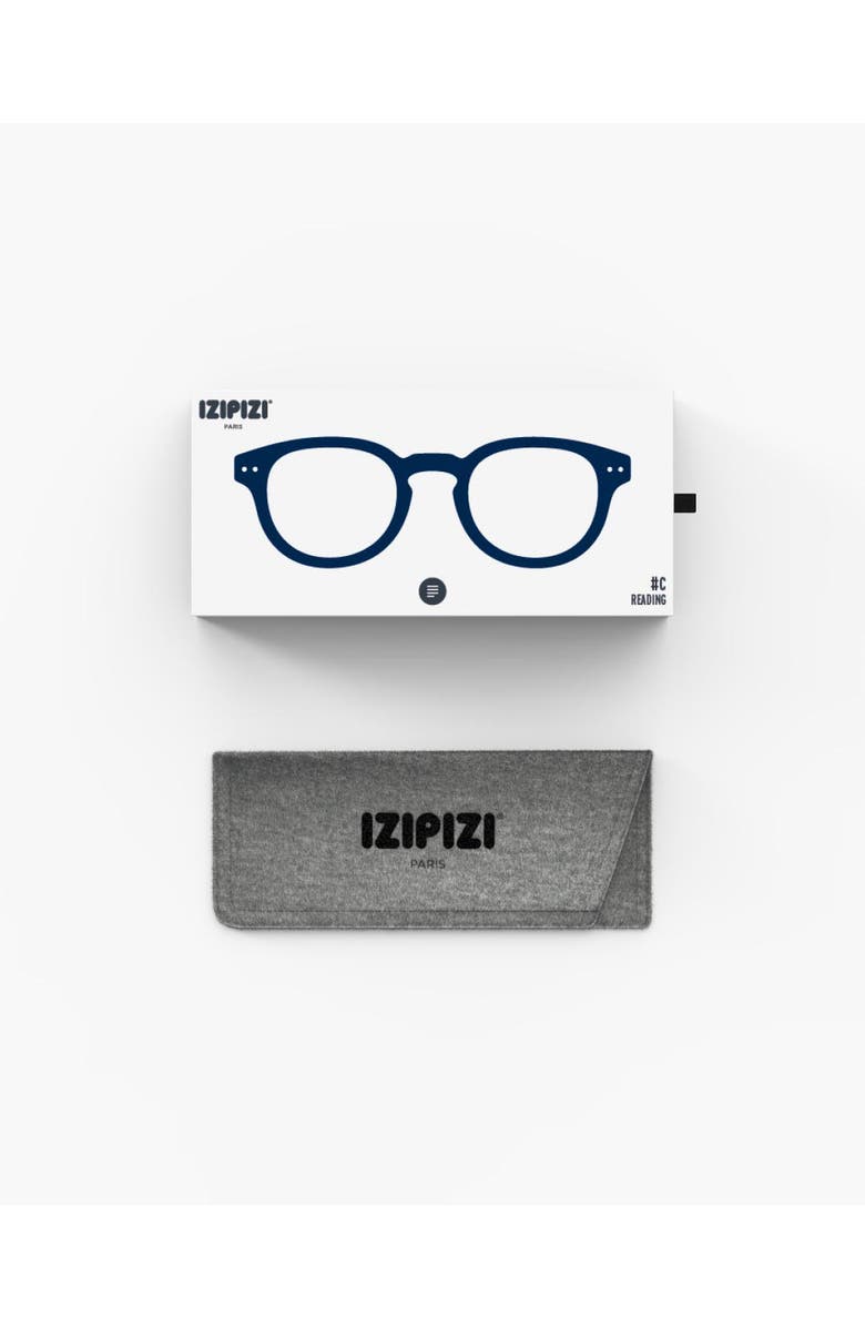 IZIPIZI #C 49mm Square Reading Glasses, Alternate, color, Navy Blue