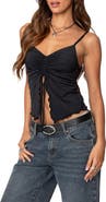 EDIKTED Landon Drawstring Split Front Camisole