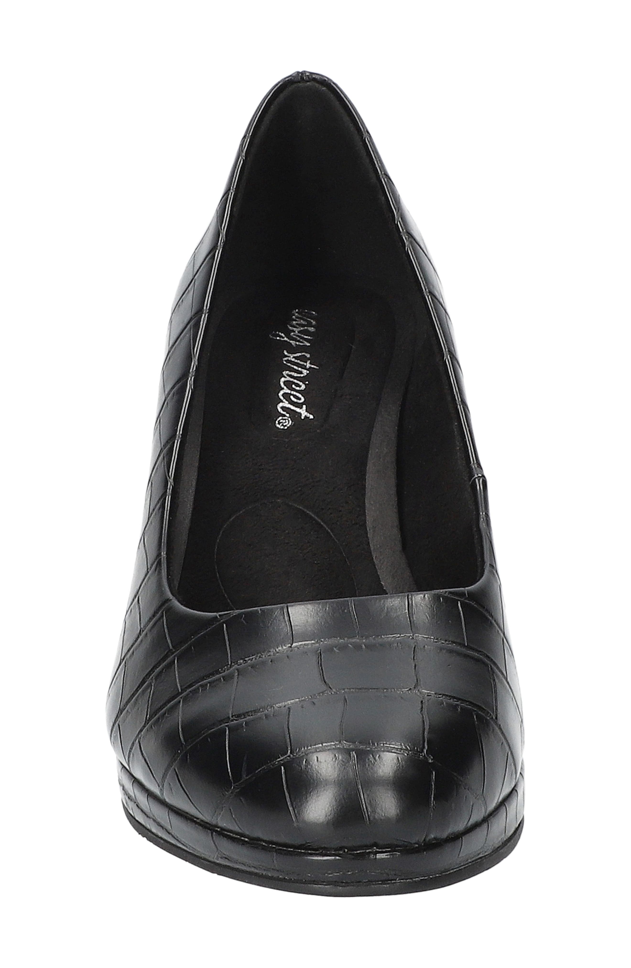 EASY STREET Equinox Pump, Alternate, color, Black Croco