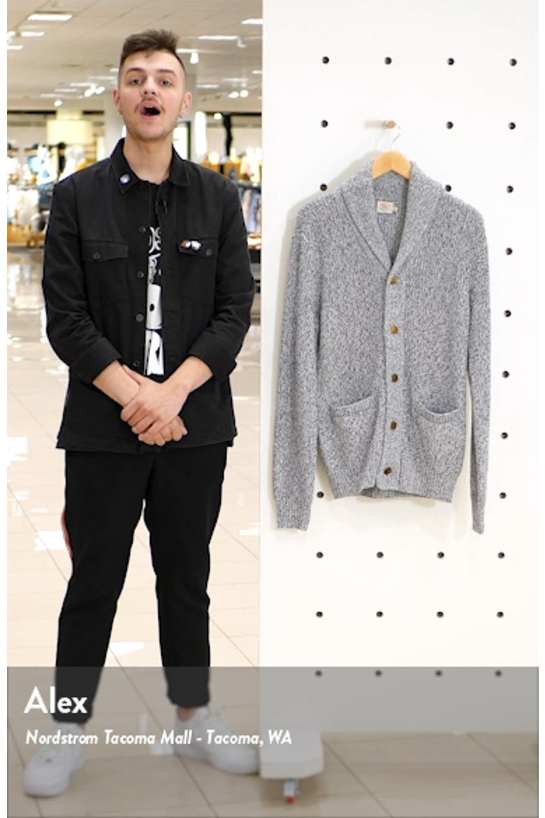 Marled Cotton & Cashmere Cardigan video
