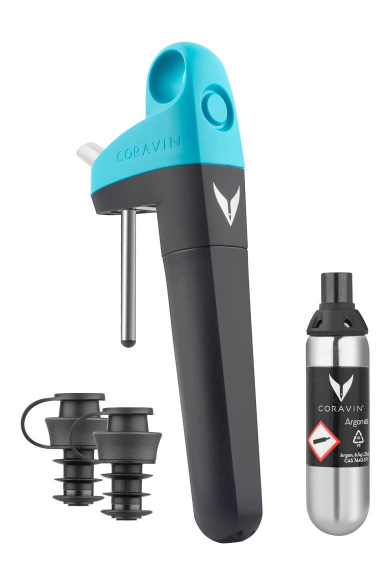 Pivot™ Wine Preservation System, Main, color, TEAL
