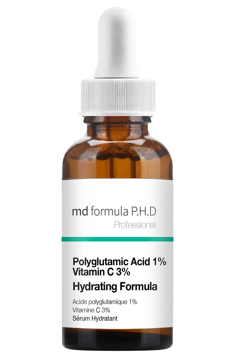 MD FORMULA Hydrating Serum with Polyglutamic Acid & Vitamin C, Alternate, color,