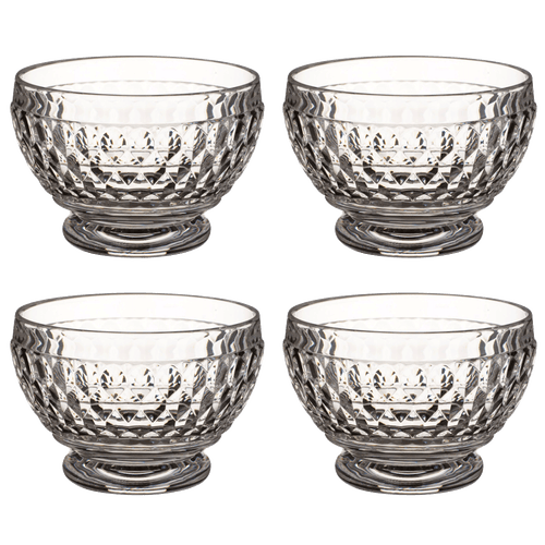 Villeroy & Boch Boston Set Of 4 Individual Bowl In Clear