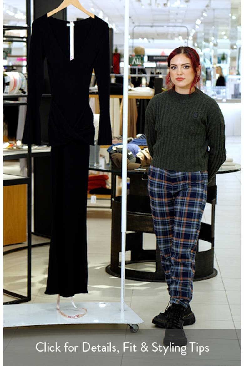Mila Long Sleeve Rib Maxi Dress video