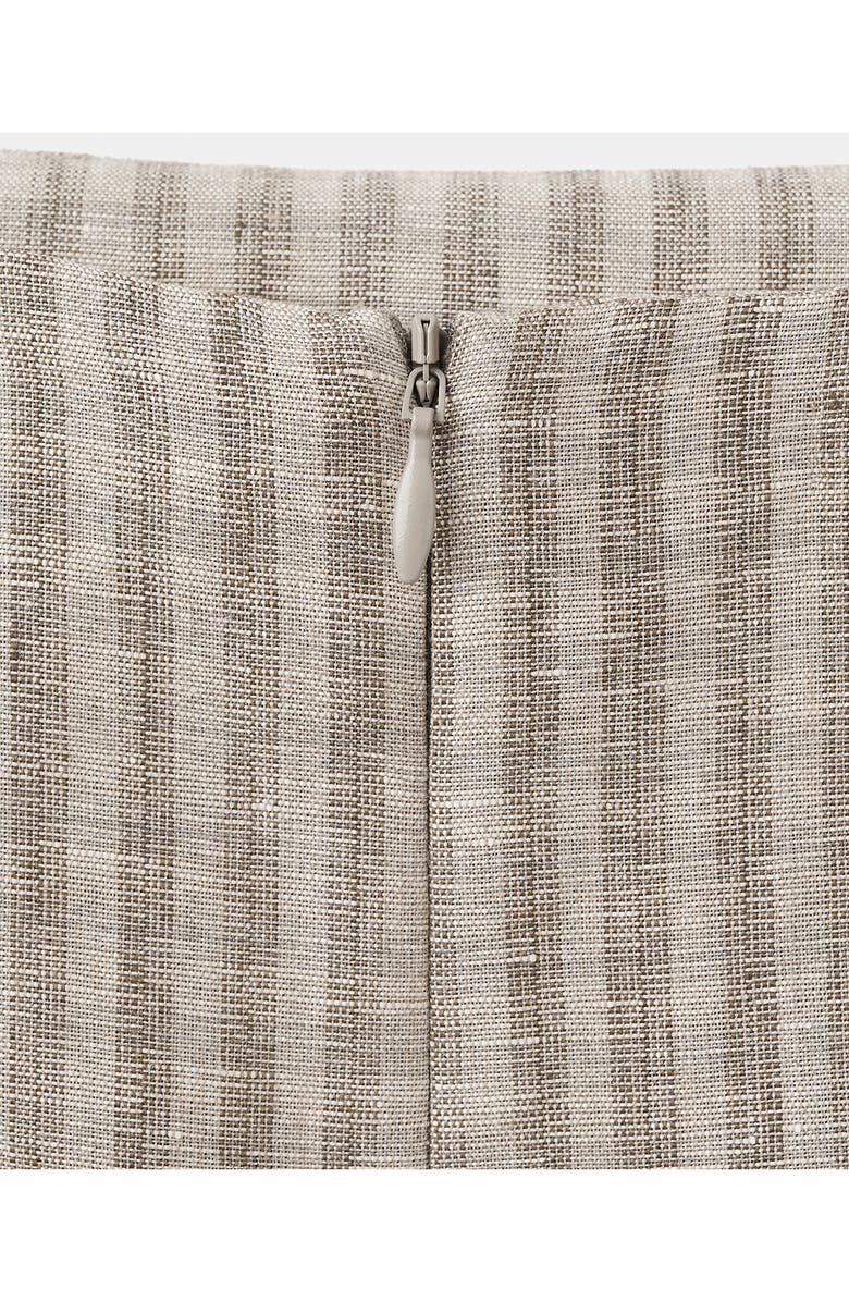 MANGO Check Faux Wrap Midi Skirt, Alternate, color, 