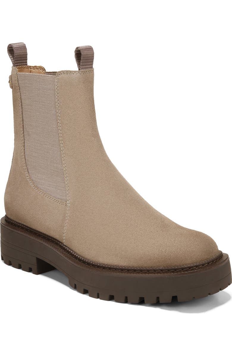 Sam Edelman Laguna Waterproof Lug Sole Chelsea Boot - Wide Width Available, Main, color, Antico Gray