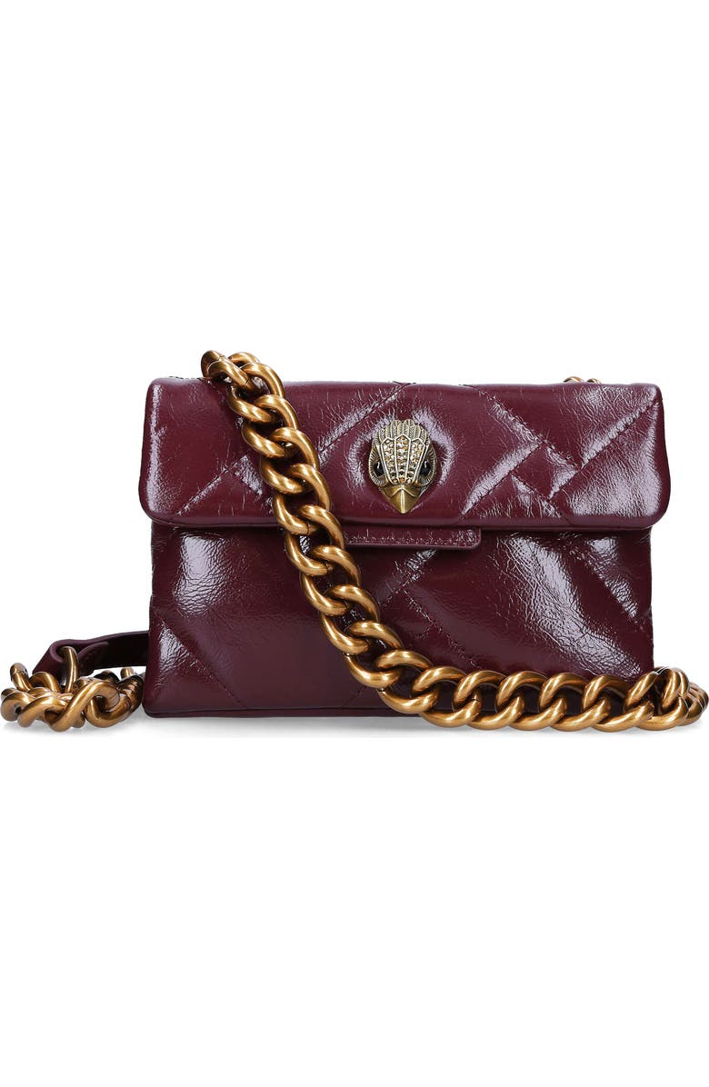 Kurt Geiger London Mini Kensington Quilted Leather Crossbody Bag, Main, color,
