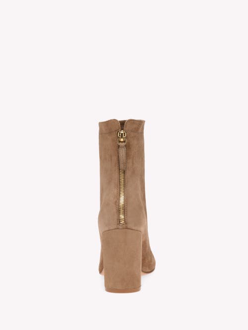 Gianvito Rossi Suede Ankle Boots In Brown