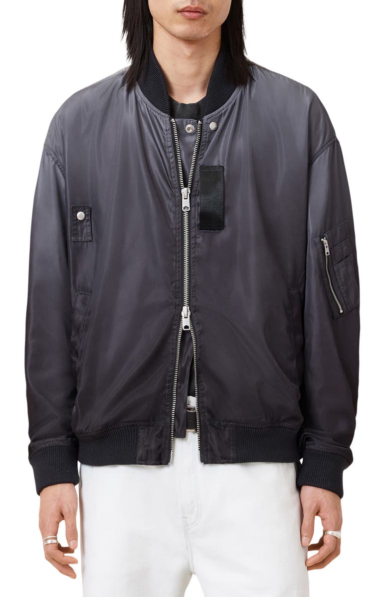 AllSaints Cascade Bomber Jacket, Main, color, 