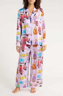 Skiing Cats Classic Pajama Set