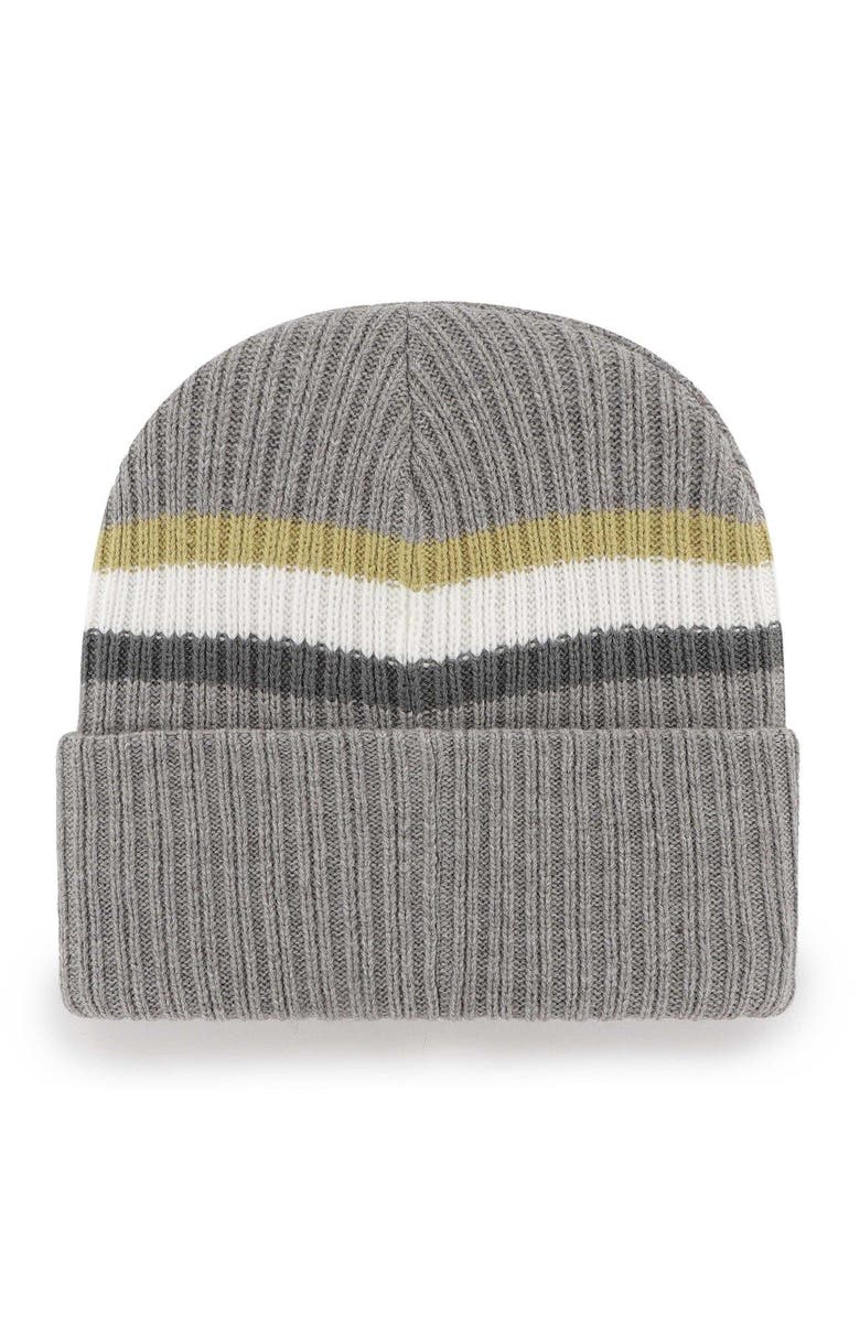'47 Men's '47 Charcoal Vegas Golden Knights Highline Cuffed Knit Hat, Alternate, color, Charcoal