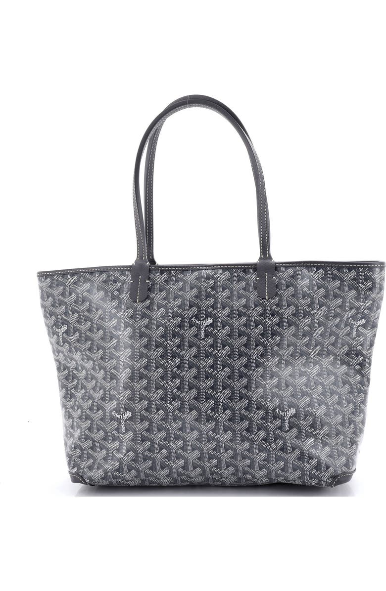 Pre-Owned Goyard Artois Tote Coated Canvas MM, Main, color, Gray