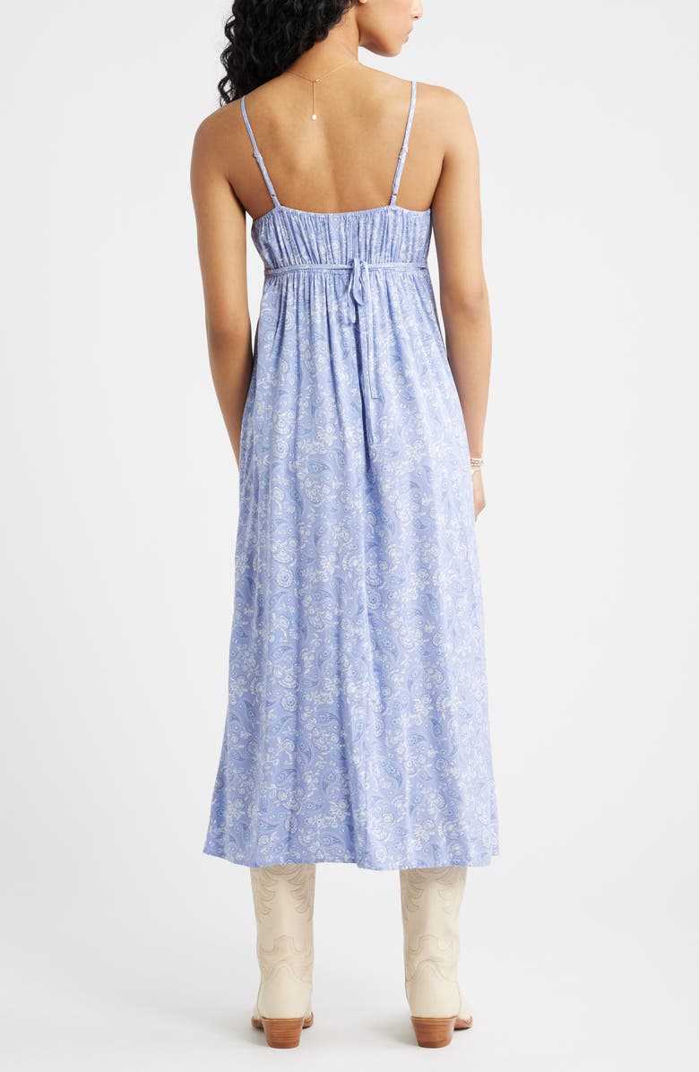 BP. Paisley Sundress, Alternate, color, Blue- White Elisabeth Paisle