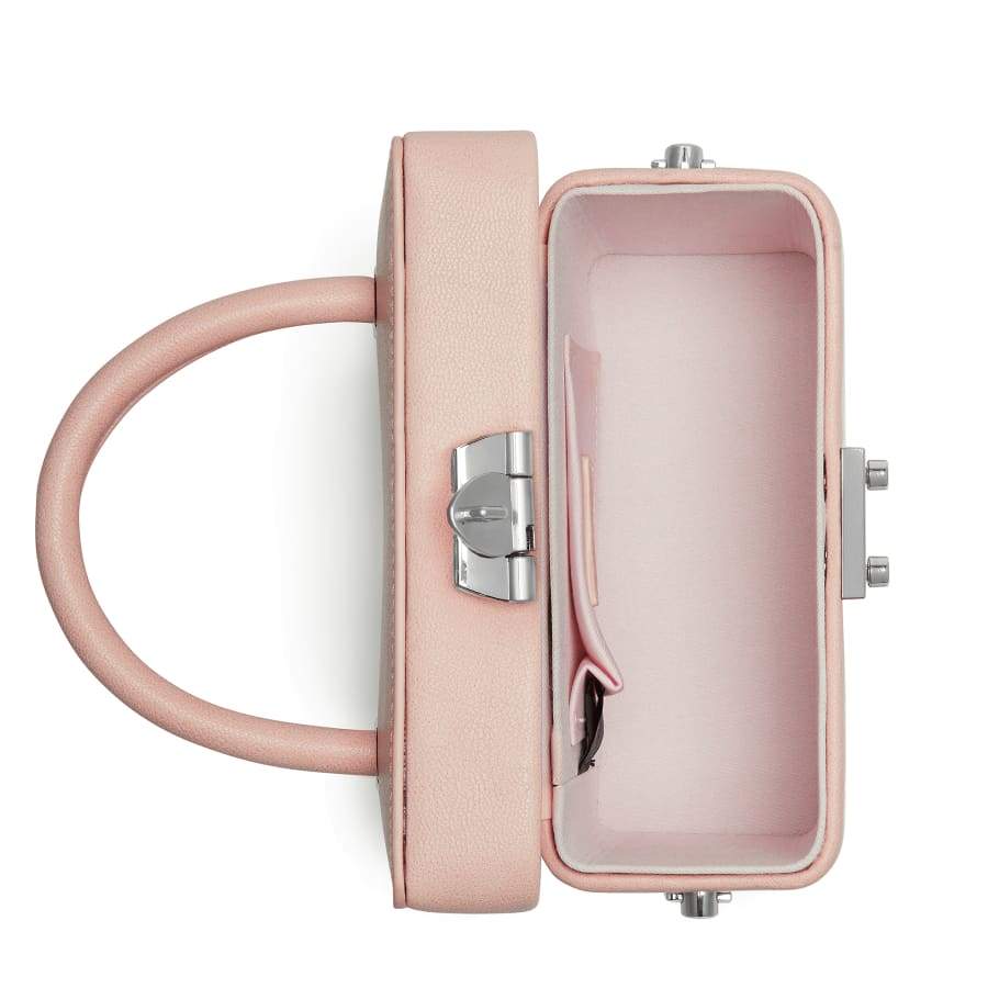 LaBante London Mae Pink Satchel Vegan Cross Body Bag, Alternate, color, Pink