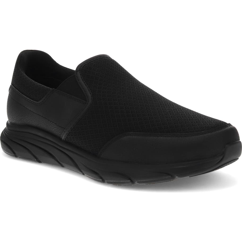 Dockers Mens Tucker Lightweight Slip Resistant Work Casual Safety Sneaker Shoe In Black