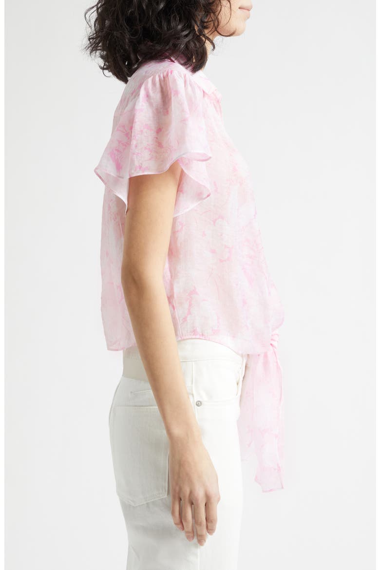 Heirloom Petals Floral Print Top, Alternate, color, ROSEWATER PINK MULTI