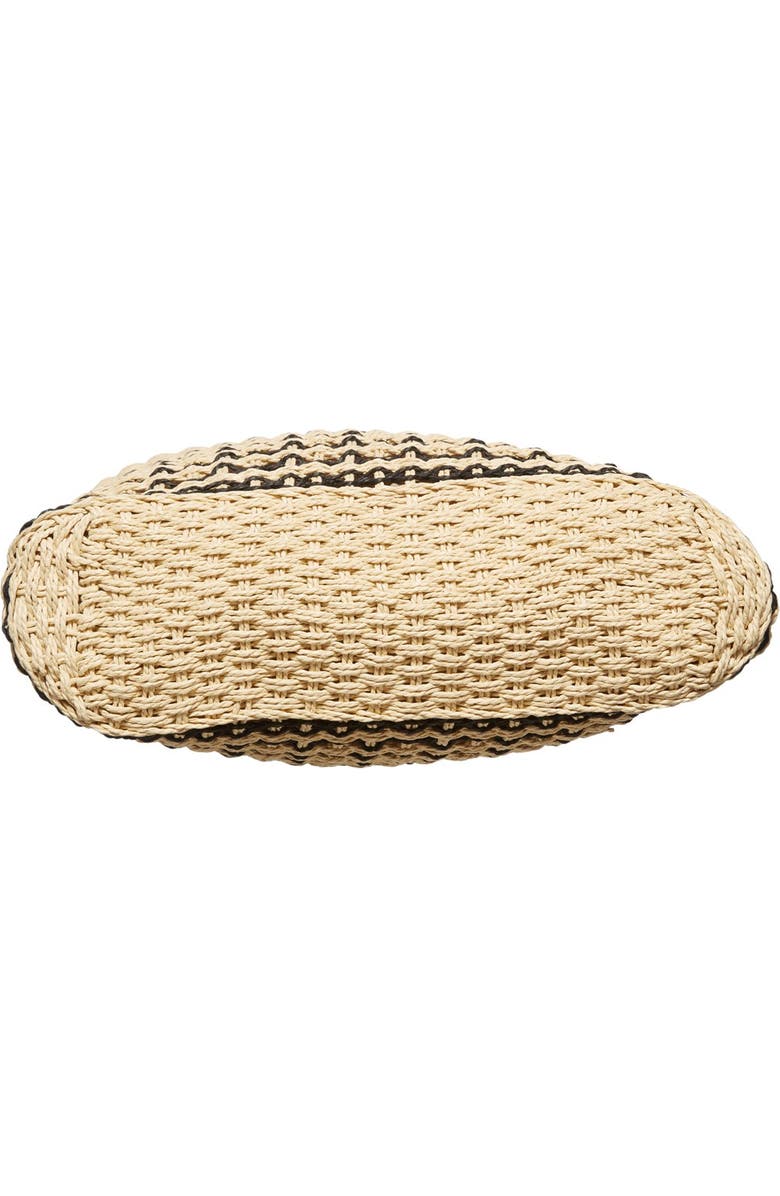 San Diego Hat Stripe Straw Tote, Alternate, color,