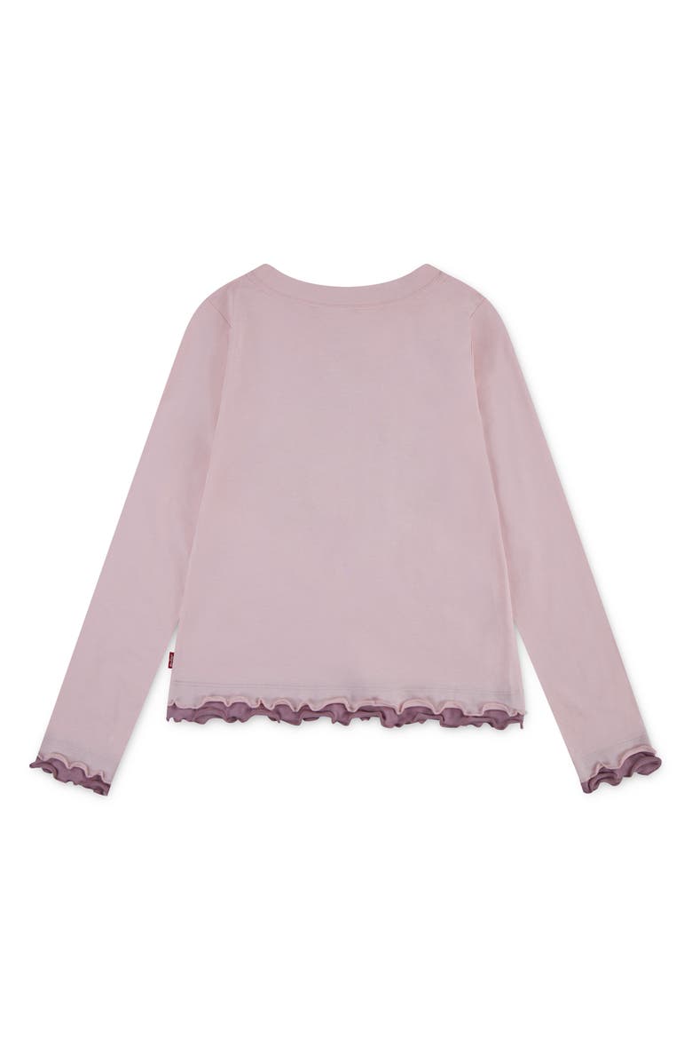 Levi's Kids' Twofer Long Sleeve Graphic T-Shirt, Alternate, color, Crystal Rose