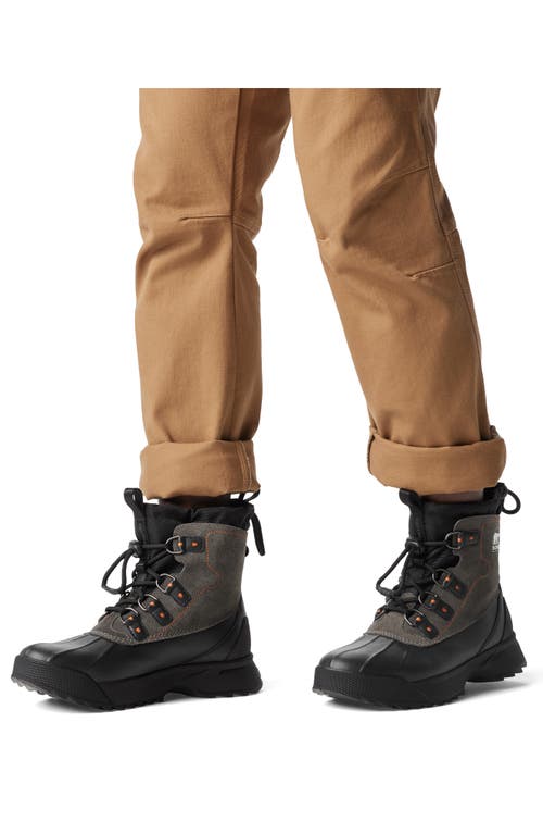 Sorel Men's Scout 87' Xt Waterproof Leather Lace-up Boots In Black