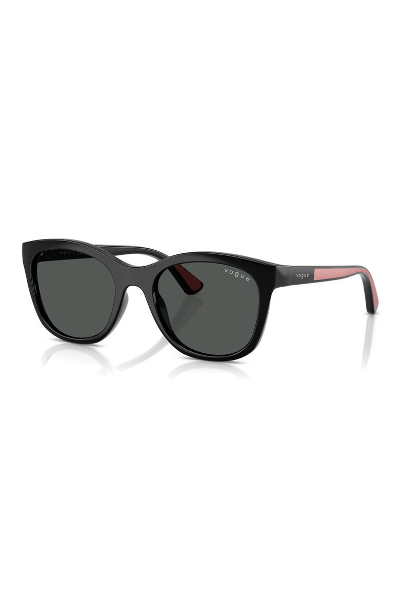 Kids' 46mm Small Phantos Sunglasses, Alternate, color, BLACK