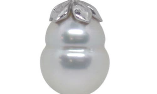 Alor Classique Stainless Steel 11-12mm Pearl Necklace In White With Grey