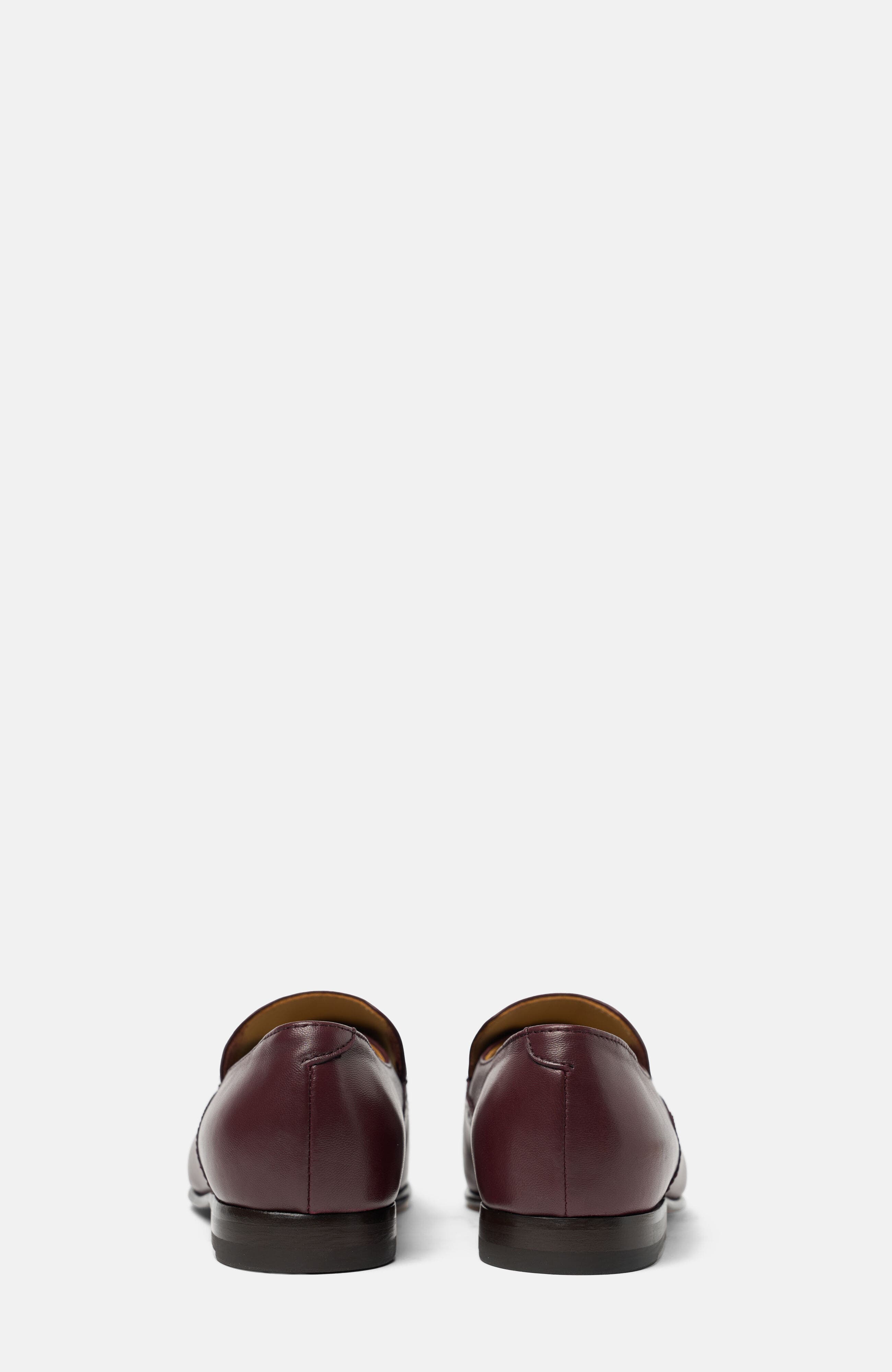 Maude Loafers, Alternate, color, Burgundy - Calf